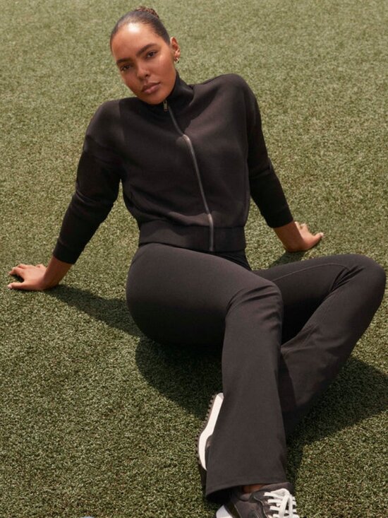 SPANX Jackets & Blazers - Spanx AirEssentials Track Jacket in Very Black